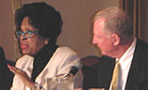 Congresswoman Diane Watson, Chairman Dan Burton